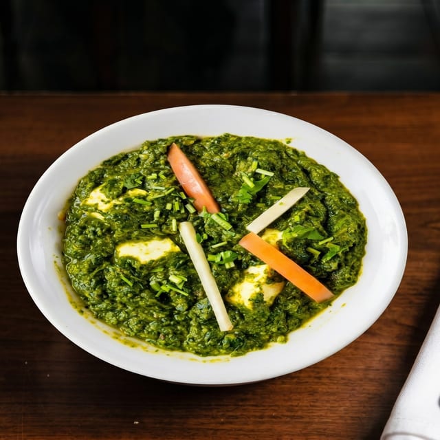 Sag Paneer.