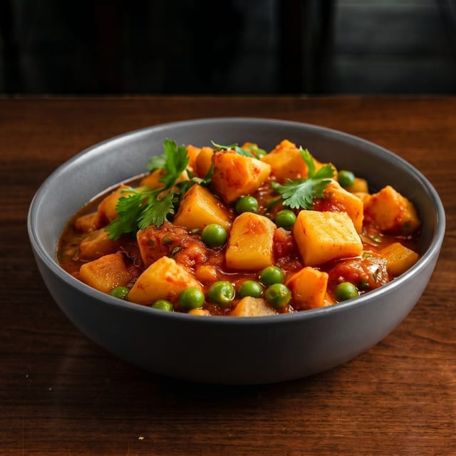 Aloo Mutter.